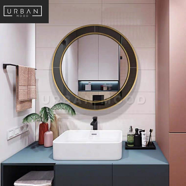 CAVEN Accent Round Wall Mirror