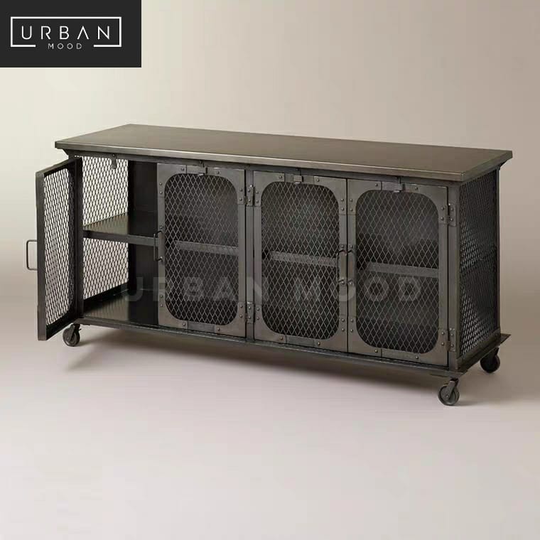 COBEN Modern Industrial Metal Sideboard