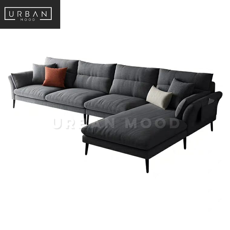 PERRIE Modern Fabric Sofa