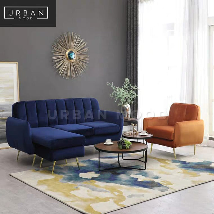 LOVEN Modern Velvet Sofa