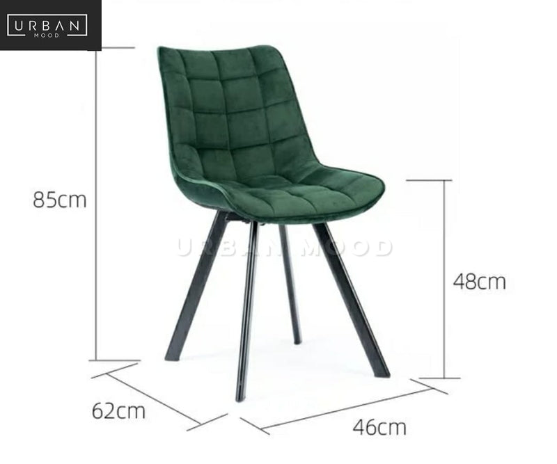 FINDER Modern Velvet Dining Chair