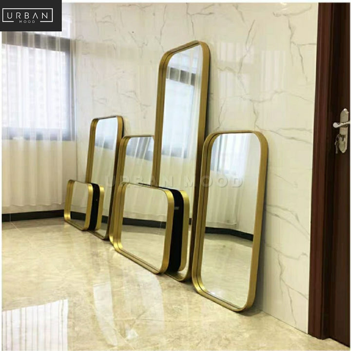 ALASTAIR Modern Stainless Steel Wall Mirror