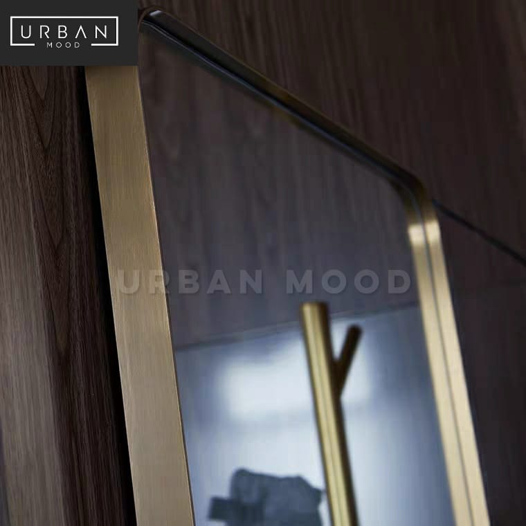 ALASTAIR Modern Stainless Steel Wall Mirror