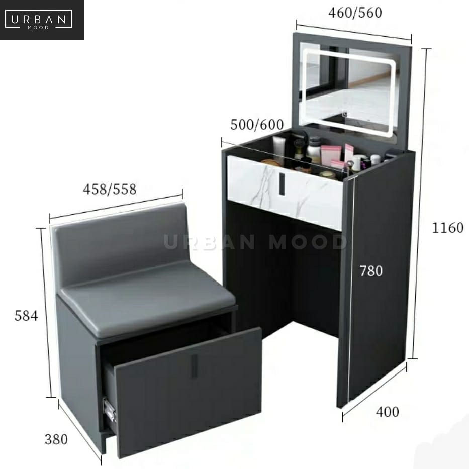 ENZO Modern Vanity Table Set