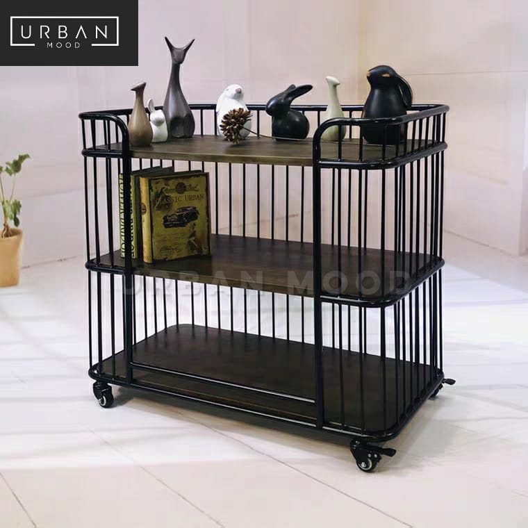 BRADLEY Modern Industrial Kitchen Trolley