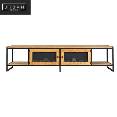LAPEL Rustic Solid Wood TV Console