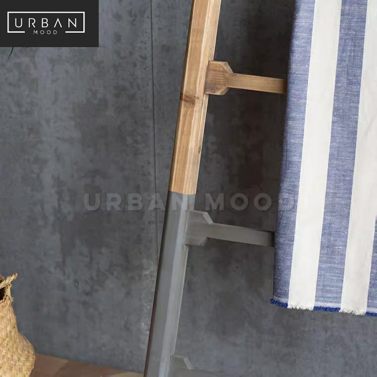 BRYCE Rustic Cedar Wood Ladder Rack – Urban Mood