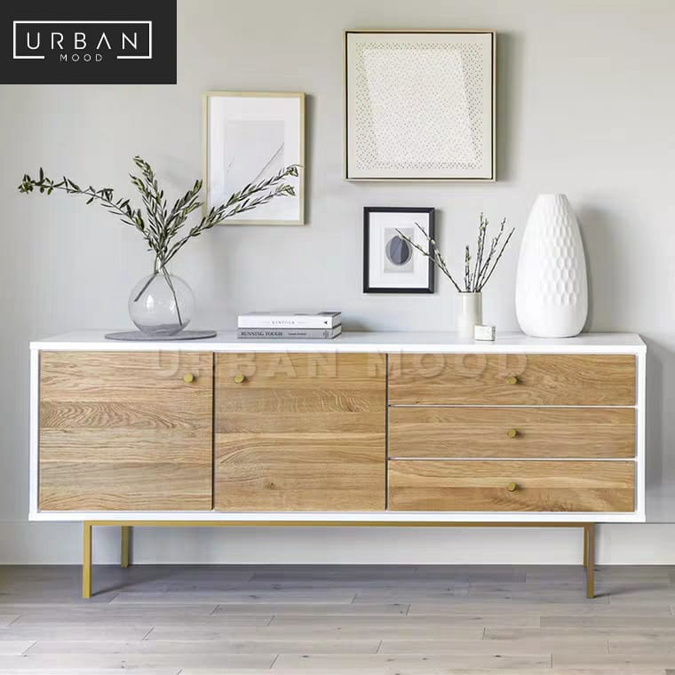 EIGHTH Scandinavian Solid Wood Sideboard