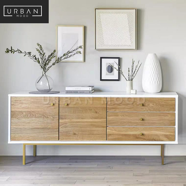 EIGHTH Scandinavian Solid Wood Sideboard