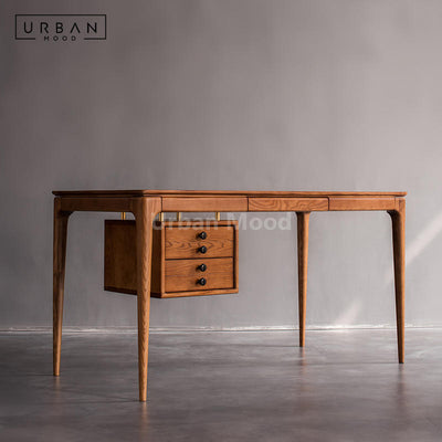 Premium | CONSERVE Solid Wood Study Table and Chair