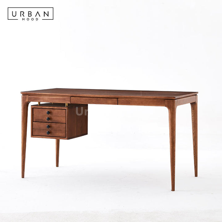 Premium | CONSERVE Solid Wood Study Table and Chair