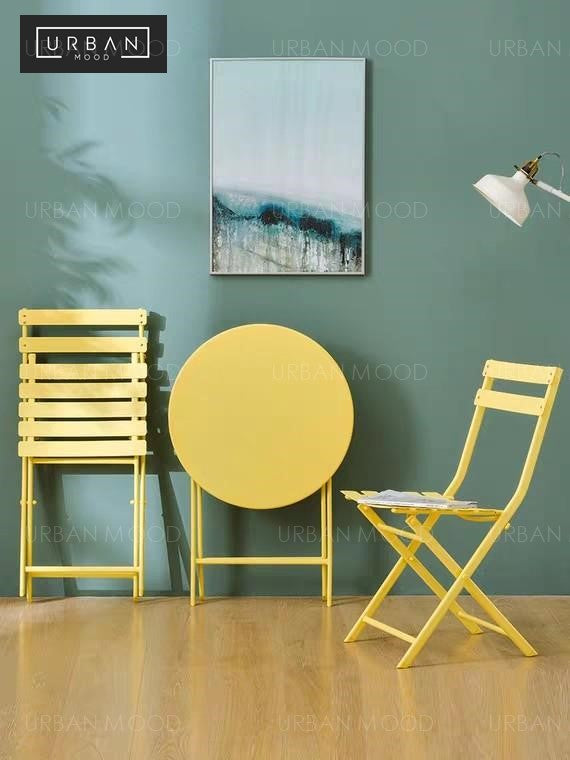 JACLYN Minimalist Outdoor Table & Chairs