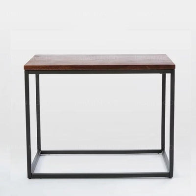 JAMES Rustic Ultra Slim Wooden Side Table