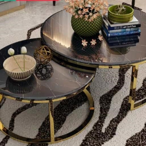JAY Modern Marble Round Coffee Table