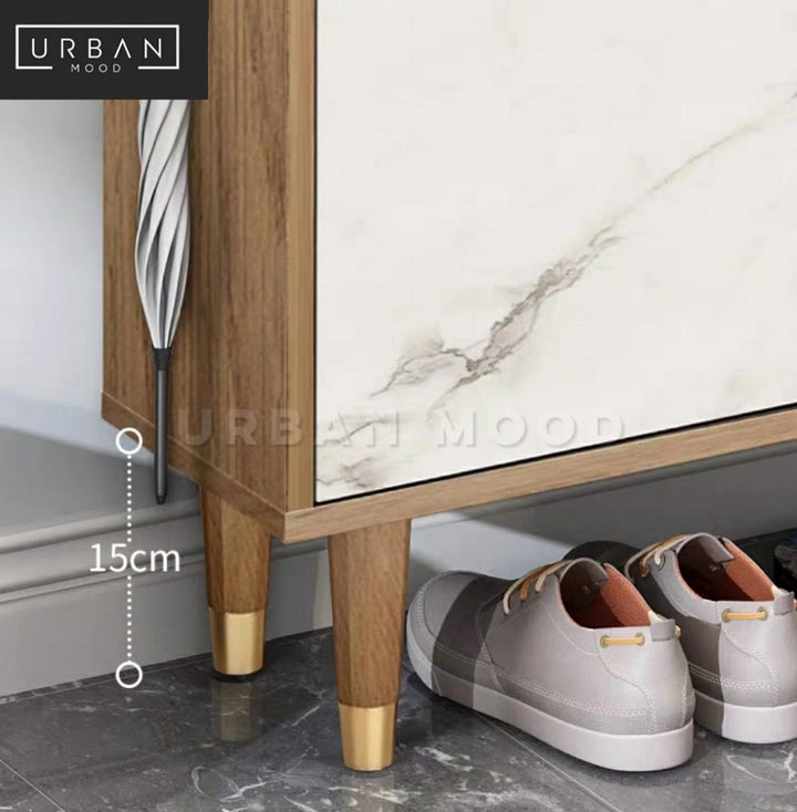 JERSEY Modern Ultra Slim Shoe Cabinet