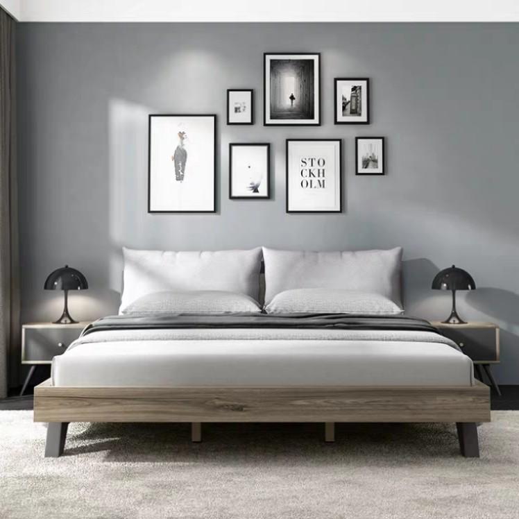 JOSE Modern Rustic Solid Wood Bedframe