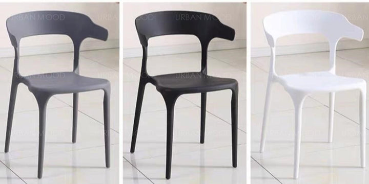 KENDEL Curved Ergonomic Dining Chairs