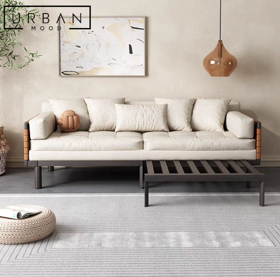 Kame Modern Leather Sofa Bed Urban Mood