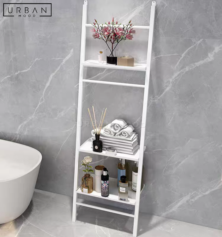 KELSEY Modern Industrial Ladder Display Rack