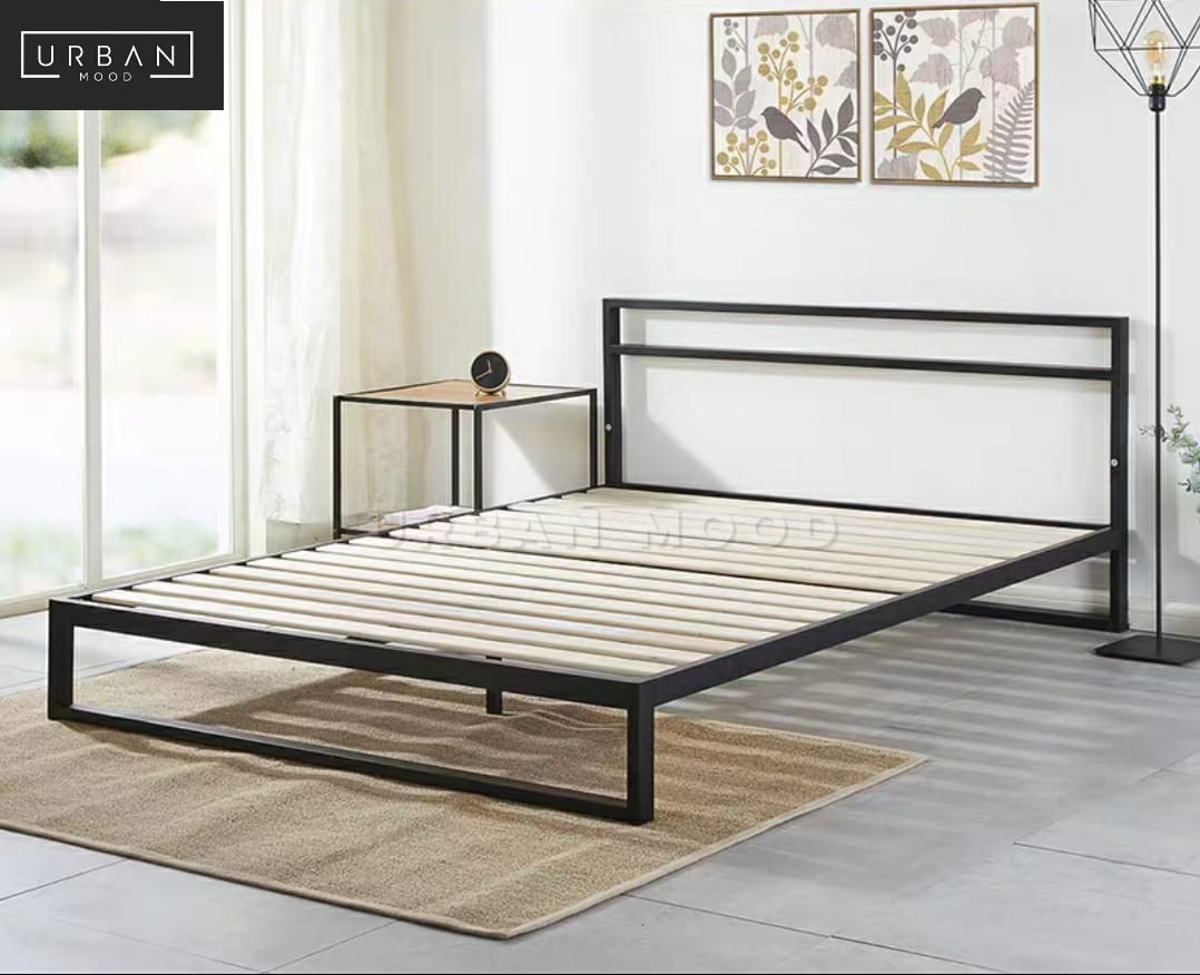 KENT Industrial Metal Bedframe