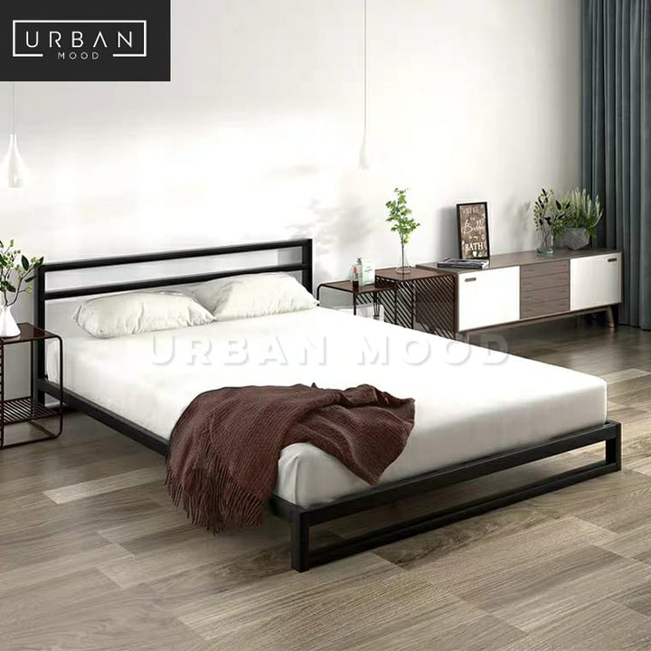 KENT Industrial Metal Bedframe