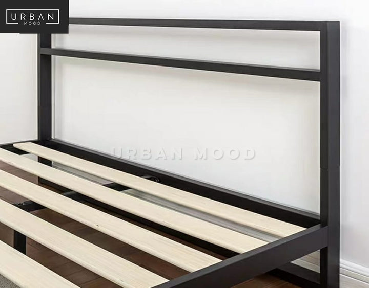 KENT Industrial Metal Bedframe