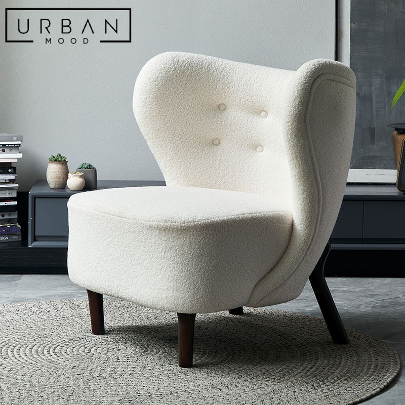 KOMI Modern Boucle Armchair