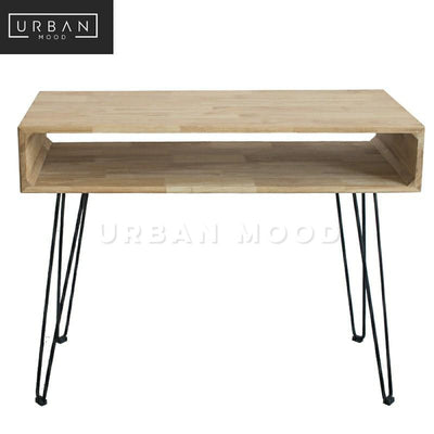 LAWRY Rustic Solid Wood Vanity Table