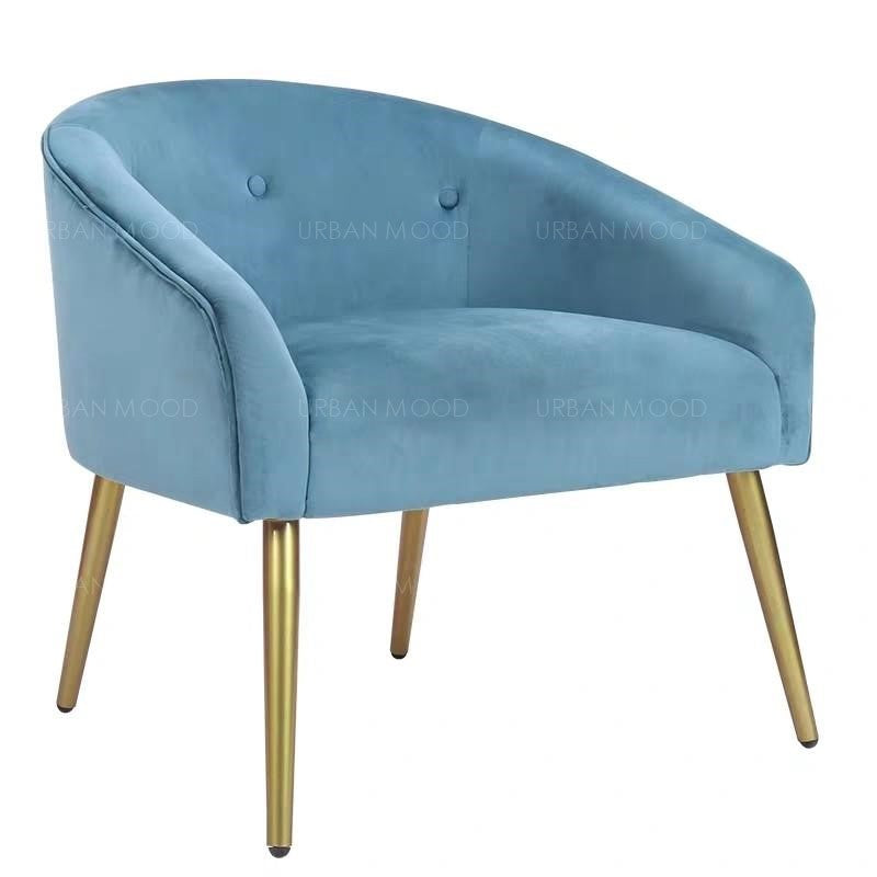 LISLE Victorian Velvet Accent Armchair
