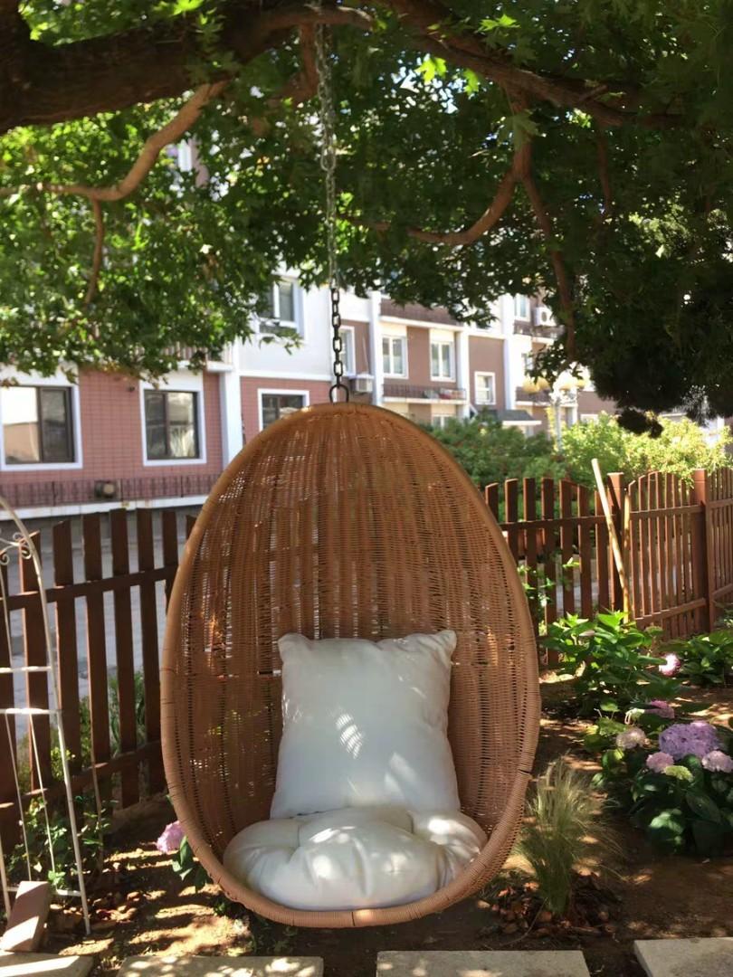 egg chair porch swing