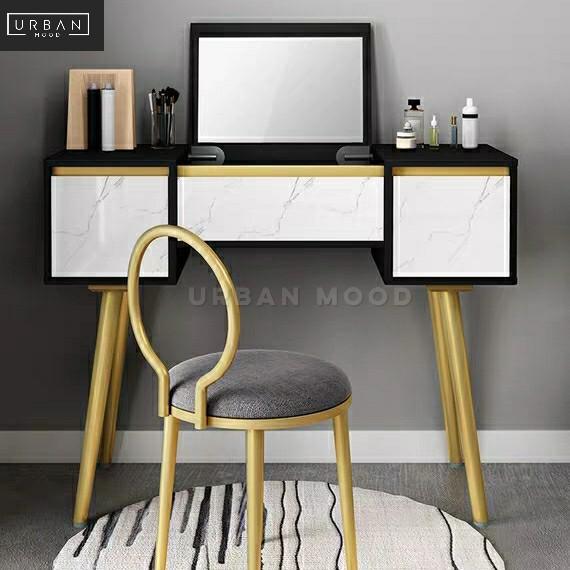 LORNA Modern Flip Top Vanity Table