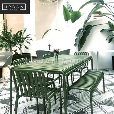 LUSH Modern Outdoor Dining Table & Chairs