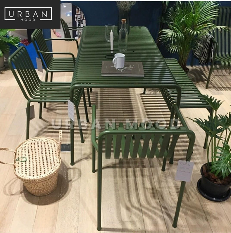 LUSH Modern Outdoor Dining Table & Chairs