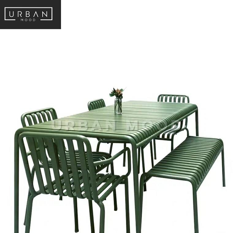 LUSH Modern Outdoor Dining Table & Chairs