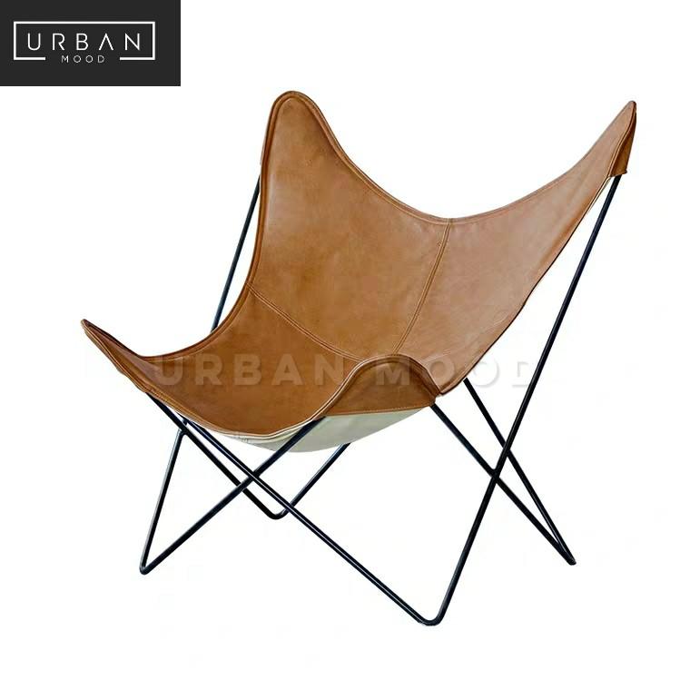 LYCAN Modern Leather Lounge Chair