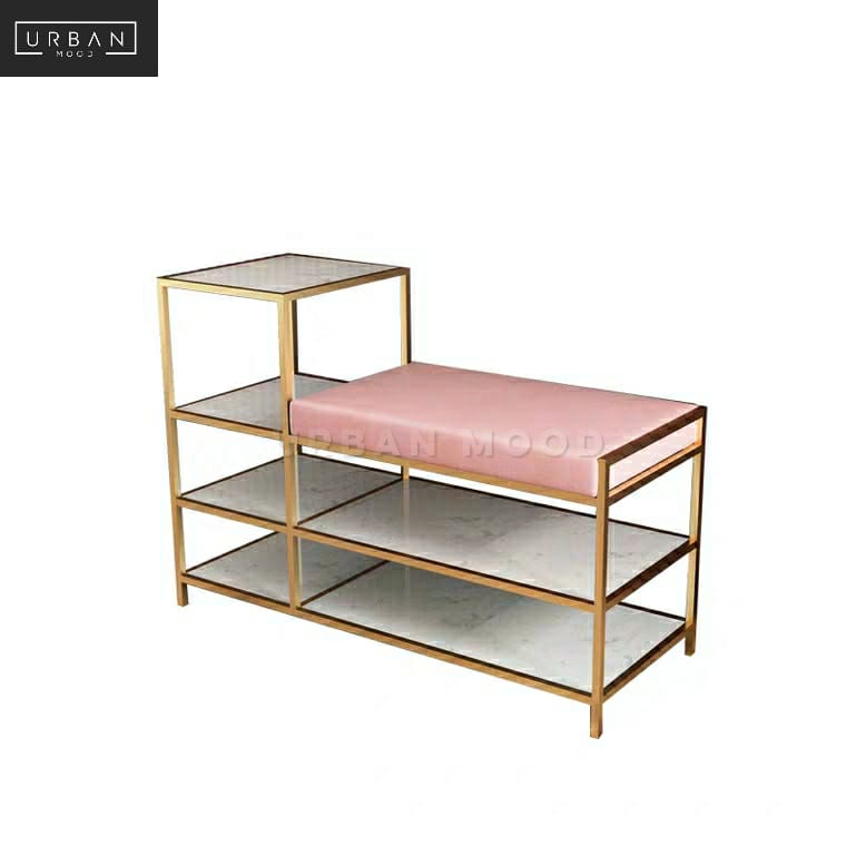 LANCE Modern Entryway Shoe Rack Bench