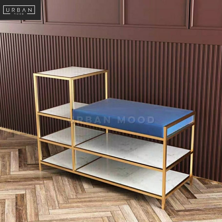 LANCE Modern Entryway Shoe Rack Bench