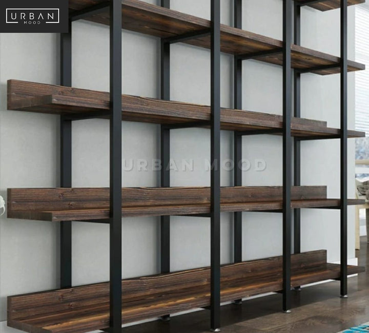 LEAD Solid Wood Library Display Shelf