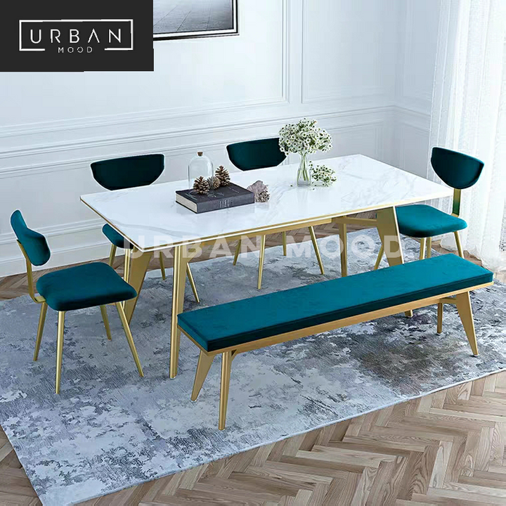 MAVERICK Minimalist Marble Dining Table