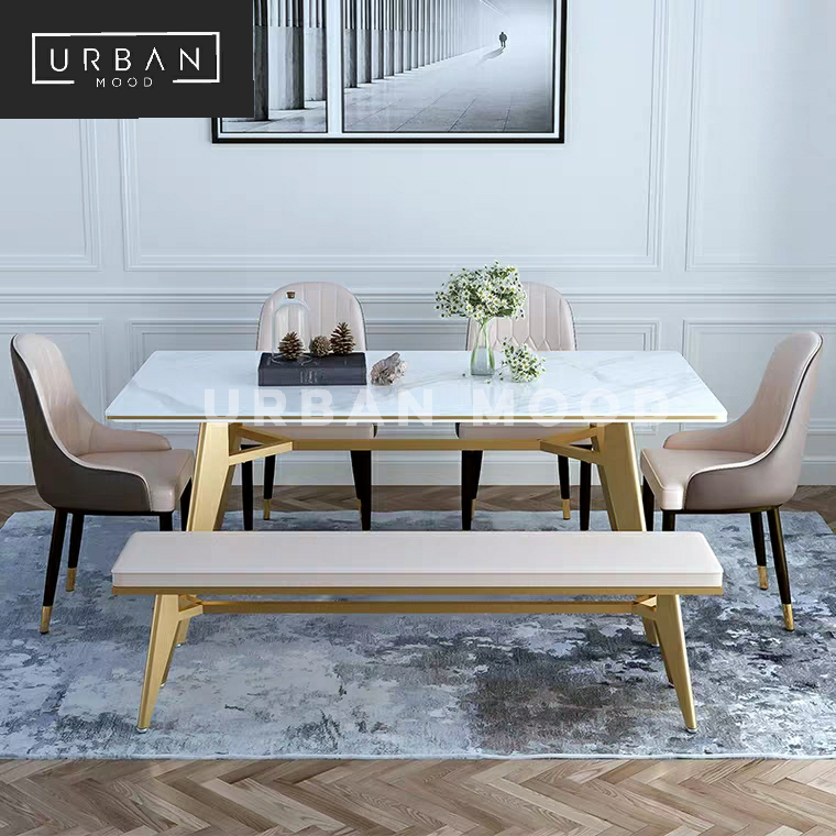 MAVERICK Minimalist Marble Dining Table