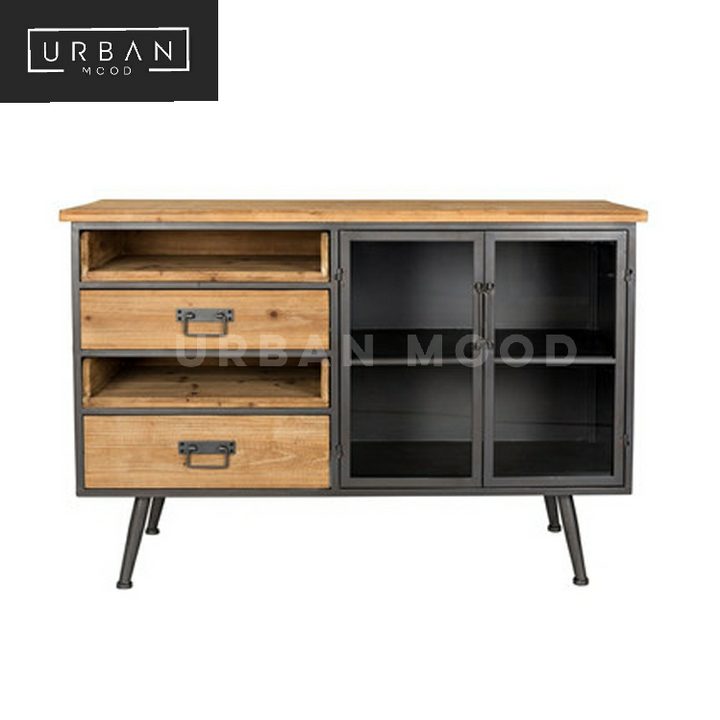 HURLEY Industrial Solid Wood Sideboard