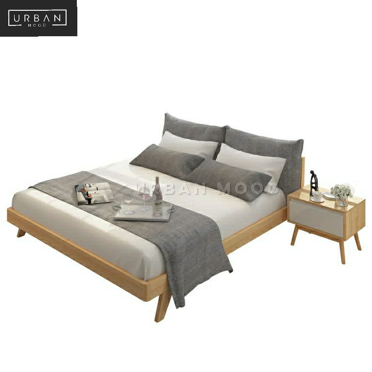 SALEM Scandinavian Solid Wood Bedframe