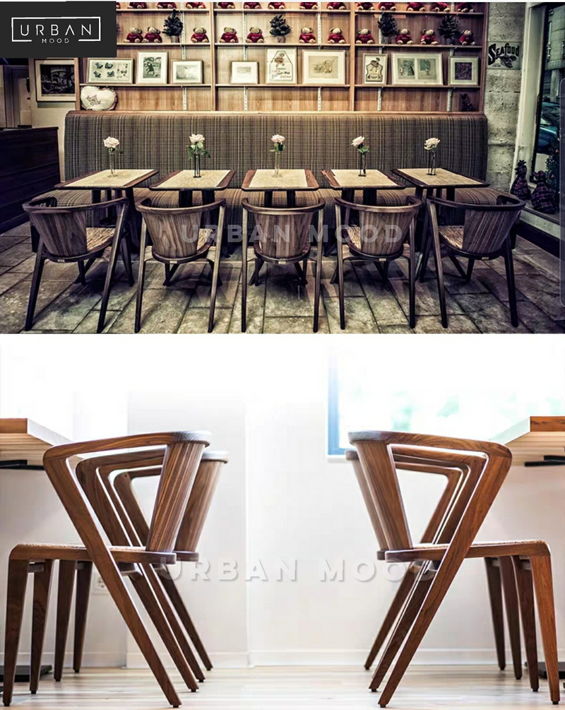 ZELDA Postmodern Solid Wood Dining Chair