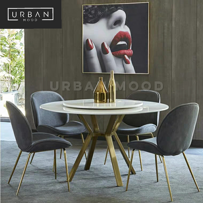 JEWEL Modern Marble Round Dining Table