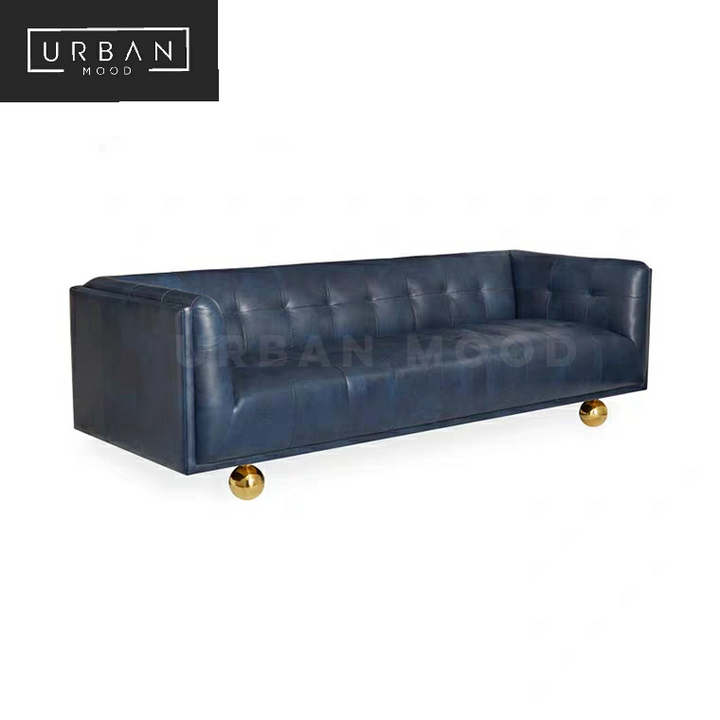 SUTTON Victorian Tufted Velvet Sofa