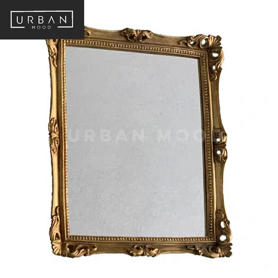 LEIF Victorian Brass Accent Vanity Mirror