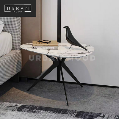 MAIDEN Contemporary Marble Side Table