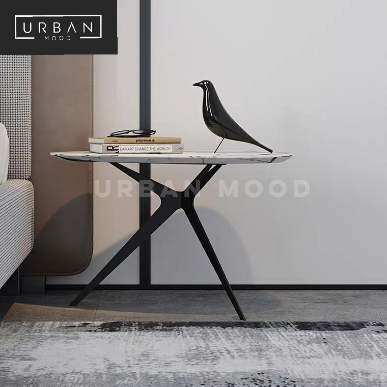 MAIDEN Contemporary Marble Side Table