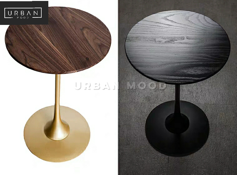 LUKA Minimalist Wood Side Table