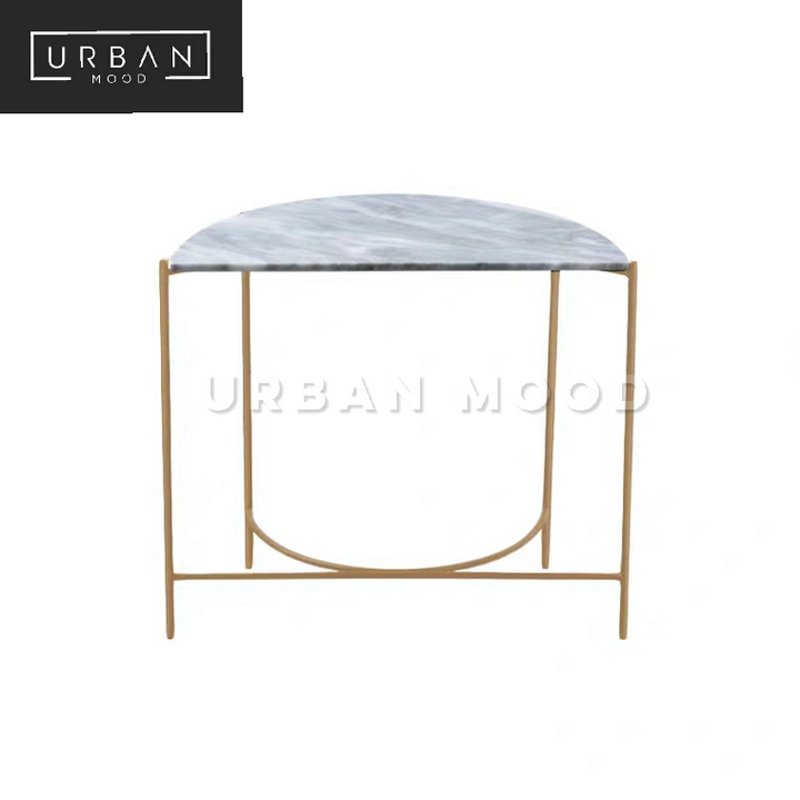 TRENT Minimalist Marble End Table